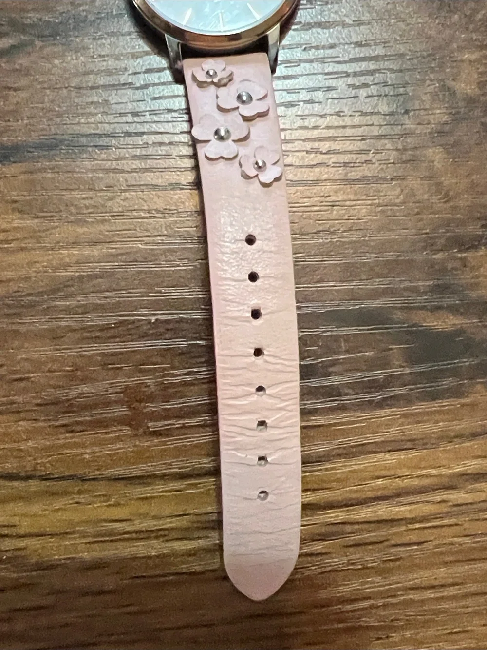 Kate Spade New York KSW1513 Metro White Dial Pink Leather Strap Women's Watch